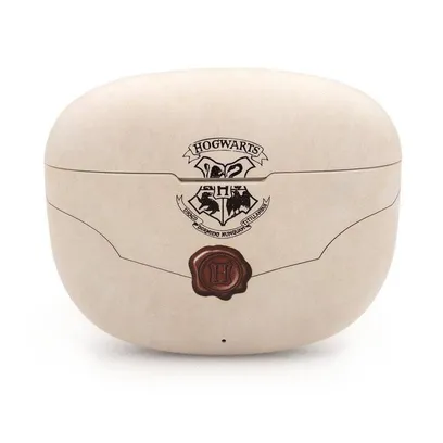 Product photo Fone De Ouvido Sem Fio Harry Potter Carta De Hogwarts Earbuds Case Carregador Bluetooth 5.1 - Letron