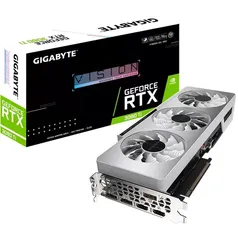 Placa de Vídeo Gigabyte NVIDIA GeForce RTX 3080 Ti VISION OC 12G, 12GB GDDR6X, RGB Fusion 2.0, Ray Tracing, LHR, DLSS - GV-N308TVISION OC-12GD