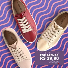 Tênis Feminino Looshoes Várias Cores - R$ 29,90