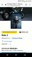 Ride 2 - Mídia digital - Xbox one - R$50