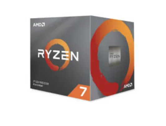 Processador AMD Ryzen 7 3700x 3.6GHz 8-cores 16-threads, Cooler Wraith Prism RGB, S/ Video - R$1989