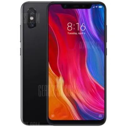 Xiaomi Mi 8 4G Phablet 6.21 inch MIUI 9 Snapdragon 845 Octa Core 2.8GHz 6GB RAM 128GB ROM - R$1501