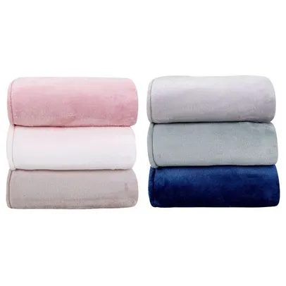 Cobertor Solteiro Flannel Rita 300g - Casa e Conforto