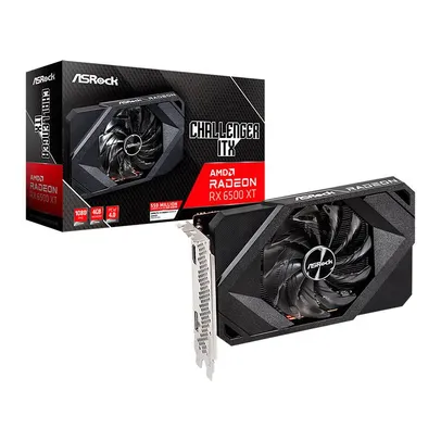 Placa de Video ASRock Radeon RX 6500 XT Challenger ITX OC, 4GB, GDDR6, 64-Bit, 90-GA3BZZ-00UANF