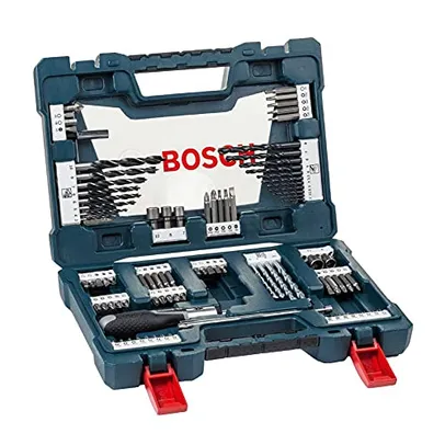 Bosch Kit De Pontas E Brocas Em Titânio V-Line Com 91 Peças