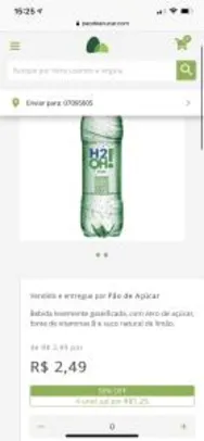 Refrigerante H2OH limão Garrafa 500ML - R$1,25