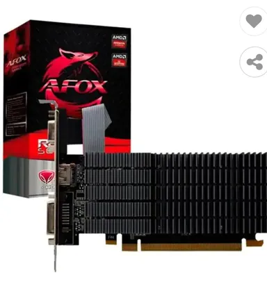 Placa de vídeo AMD Radeon R5 220 2GB - AFOX AFR5220-2048D3L9-V2 R$225