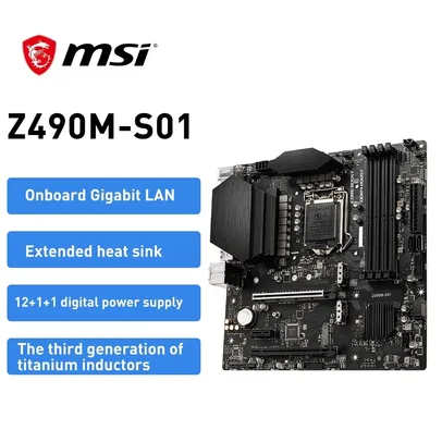 Placa-mãe MSI Z490M LGA 1200