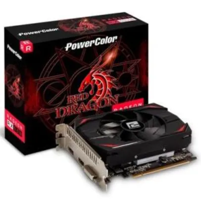 Placa de Vídeo PowerColor AMD Radeon RX 550, 4GB, DDR5 - AXRX 550 4GBD5-DH | R$570