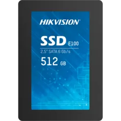 SSD Hikvision E-100 512GB , SATA III Leitura 560MBs e Gravação 510MBs, HS-SSD-E100-512GB