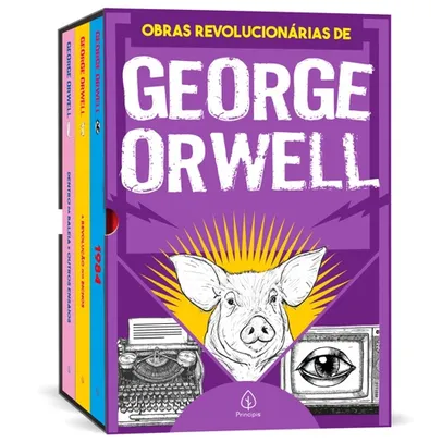 Livro - As obras revolucionárias de George Orwell - Box com 3 livros