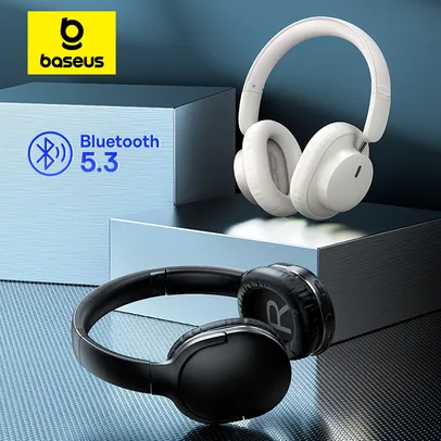 [R$84 Moedas/Gpay] Baseus D02 PRO Fone De Ouvido Sem Fio Bluetooth, Fones com Fio, 5,3, 40mm - 