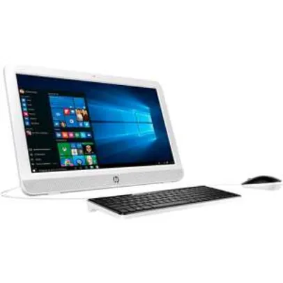 [Americanas] Computador All in One HP 20-E003br com Intel Celeron Dual Core 4GB 500GB LED 19,5" Windows 10 por R$ 1740