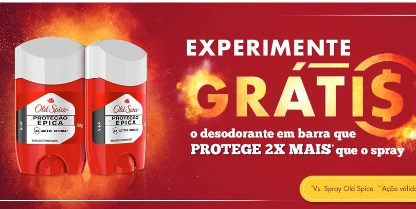 [Cidade de São Paulo] Old Spice Experimente Grátis - Descubra P&G