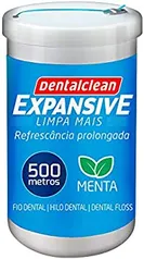 Fio dental profissional com 500 M Dentalclean - Com tecnologia Expansive que expande entre os dentes, Dentalclean