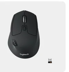 Mouse Sem Fio Logitech M720 Triathlon com Conexão USB Unifying ou Bluetooth com Easy-Switch Para Até 3 Dispositivos e Pilha Inclusa