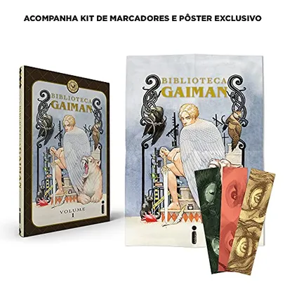 Biblioteca Gaiman - Volume 1 - Acompanha Kit de Marcadores e Pôster Exclusivo. Capa dura