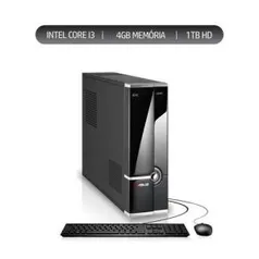 Computador Powered by ASUS i3 4gb 1tb kit - R$1549