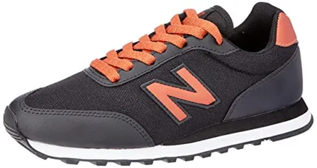 Tênis New Balance 50, Feminino, Preto/Laranja, 35