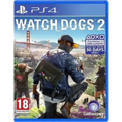 Game Watch Dogs 2 - PS4 - R$119,99