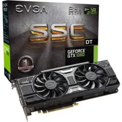 Placa de Vídeo EVGA NVIDIA GeForce GTX 1060 SSC DT Gaming 6GB