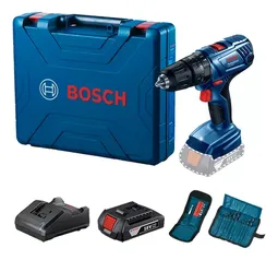 Parafusadeira De Impacto Bosch 18v Gsb 180-li + Kit 23 Peças