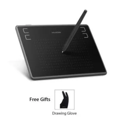 Mesa Digitalizadora Huion 4x3 Polegadas H430P Gráficos Drawing Tablet Caneta Digital Tablet 4096 Níveis de Sensibilidade - R$110
