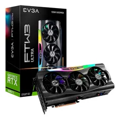 Placa de Video EVGA GeForce RTX 3070 Ti FTW3 Ultra Gaming 8GB LHR GDDR6X 256Bits - 08G-P5-3797-KL