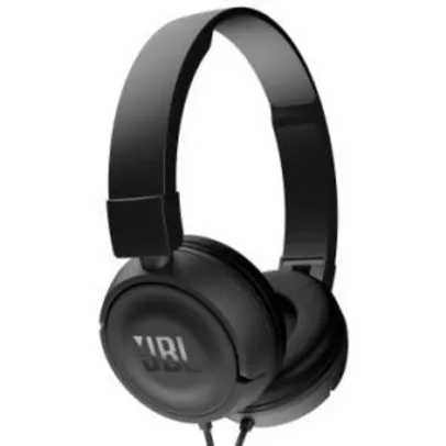 Headphone JBL com Kit de Comunicação e Controle de Volume - JBLT450BLK - R$95