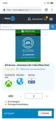 EA Access - 1 mês (Xbox One) | R$11