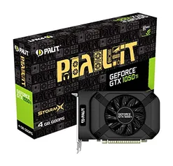 Placa de Vídeo Palit - GeForce GTX 1050 Ti StormX, 4GB GDDR5