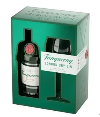 Gin Tanqueray 750ml + Taça de Vidro