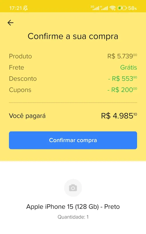 Imagen na descrição da promoção