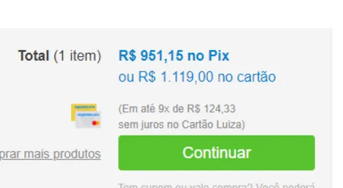 Imagen na descrição da promoção