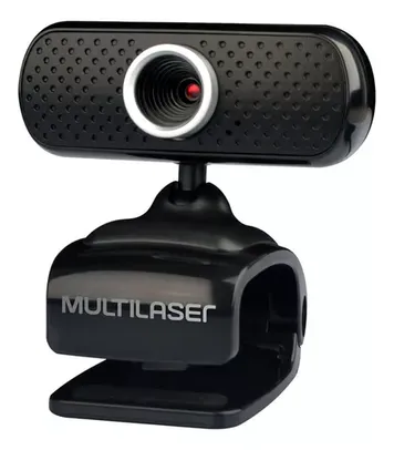 Webcam Com Microfone Integrado Imagem E Som Digital - Multilaser 