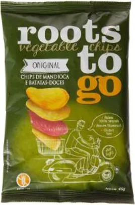 Chips Original Roots To Go 24 Unidades De 45G R$92