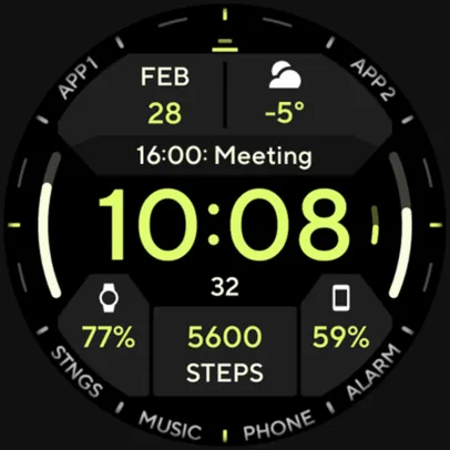 TACT TWO: Wear OS Watch face – Apps no Google Play