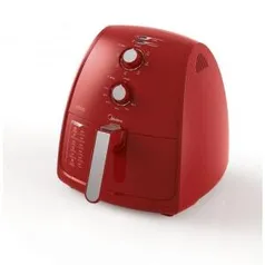 Fritadeira Elétrica Midea Air Fryer Sem Óleo Vermelho 4l Frv4