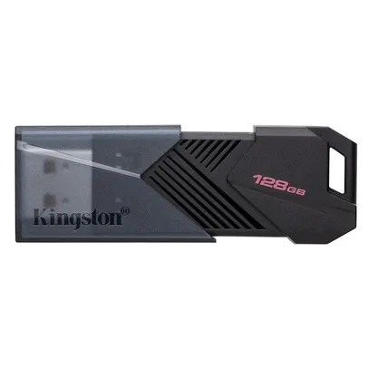 (primeninja) Pen Drive 128GB Kingston DataTraveler Exodia Onyx, USB 3.2 - DTXON/128GB