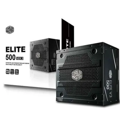 [PRIME NINJA] Fonte Cooler Master 500W Elite V3 - MPW-5001-ACAAN1 | R$ 240