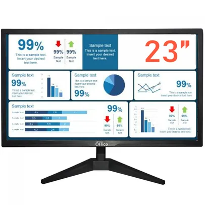 Monitor Dr. Office, 23 Pol, Full HD, 75Hz, HDMI/VGA, MDR-0506-23