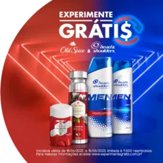 [Descubra P&G/Experimente Head & Shoulders Old Spice] Compre até R$60, cadastre e receba seu dinheiro de volta