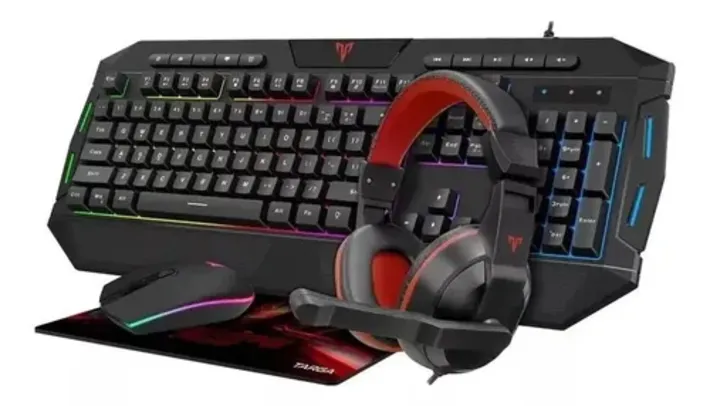 Kit Gamer 4 em 1 Completo Targa