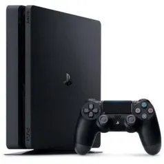 [AME R$1510 em 1x] Ps4 Slim 1 Tb -hdr Original Preto + Nota Fiscal