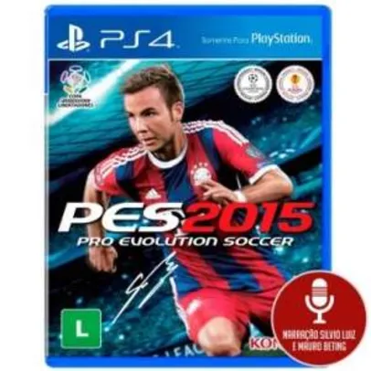 [RicardoEletro] Pro Evolution Soccer 2015 - PS4 - R$ 18,90