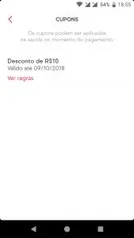 [Usuários Selecionados] R$10 OFF em Compras no Ifood