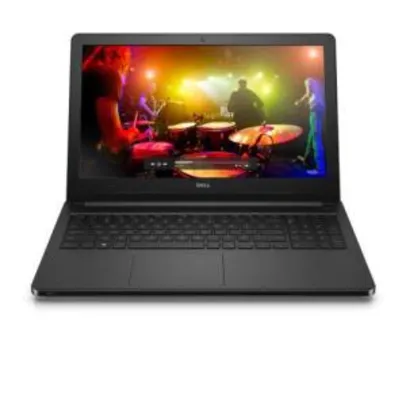 Notebook Dell Inpiron i15-5566-D50P Intel Core i7 8GB, 1TB, Tela HD 15" e Linux - Preto por R$ 1649