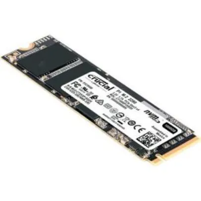 SSD Crucial P1, 1TB, M.2 NVMe | R$800