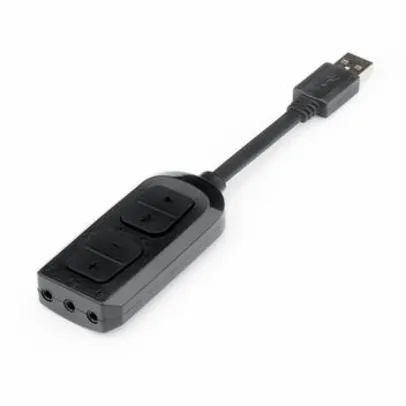Adaptador audio Stereo Redragon Circe USB HA100 | R$66