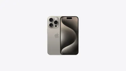 Iphone 15 Pro Max Apple (256gb) Titânio Natural, Tela De 6,7&amp;quot;, 5g E Câmera De 48mp Modelo E-sim
